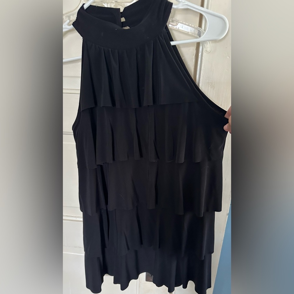 Ruffled tunic top